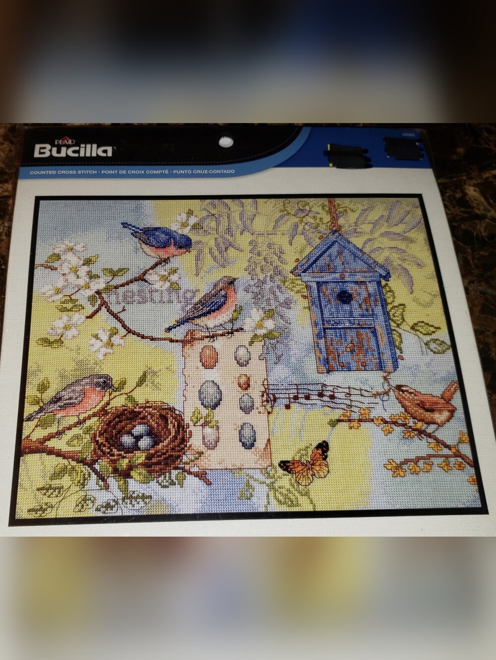 Bucilla Cross-Stitch Kit "Nesting Story" Sandy Lynam Clough